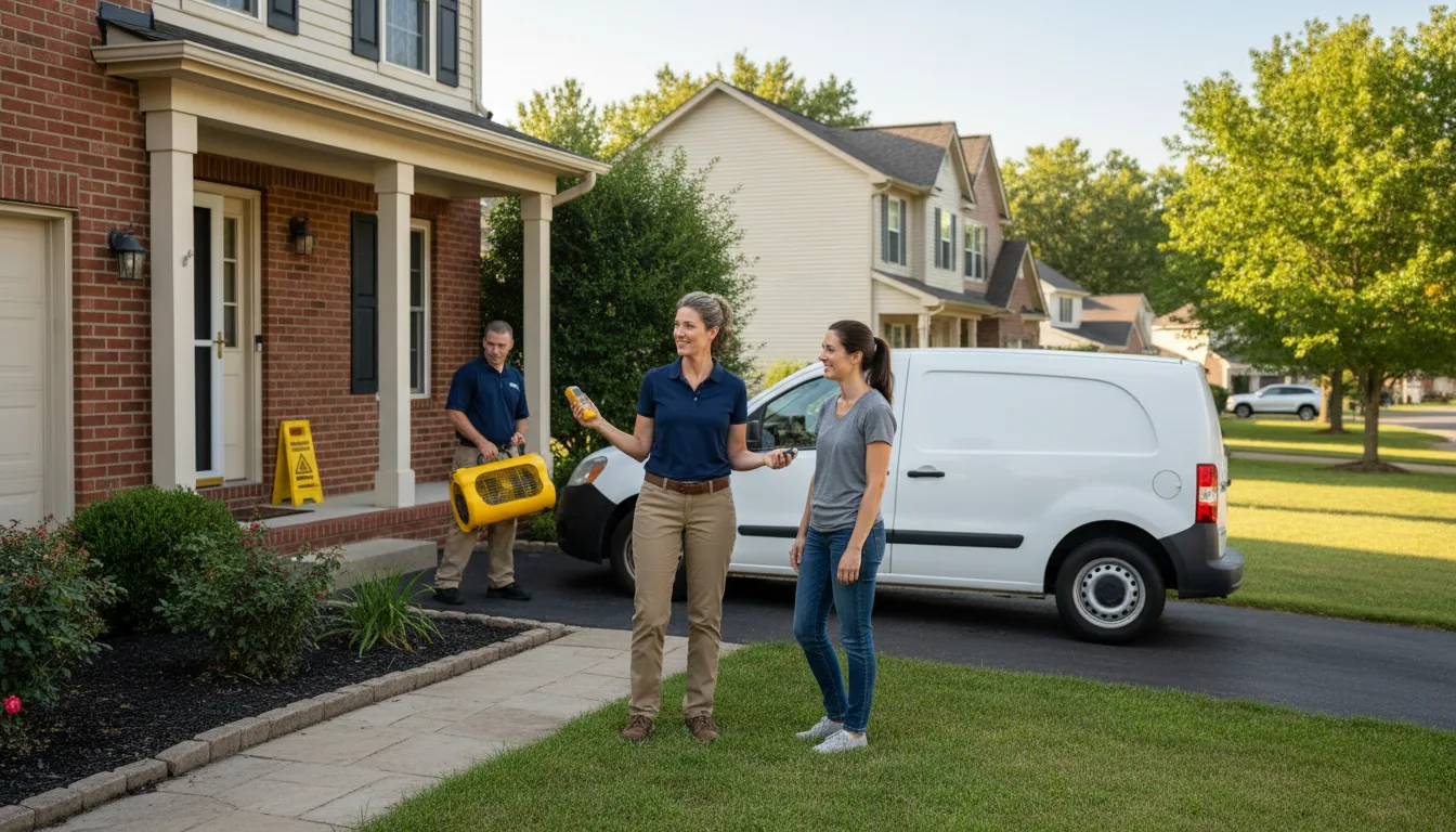 Residential water damage restoration in Arlington, AZ